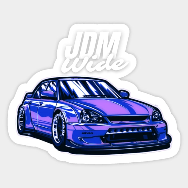 JDM Wide Sticker by MOTOSHIFT